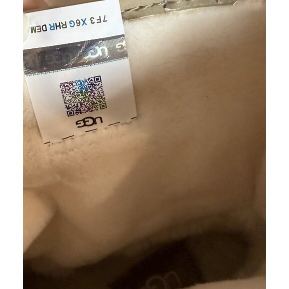 UGG SZ 6 Women Classic Brellah Water Repellent Boot Mustard Seed/Jasmine Color - Picture 12 of 12